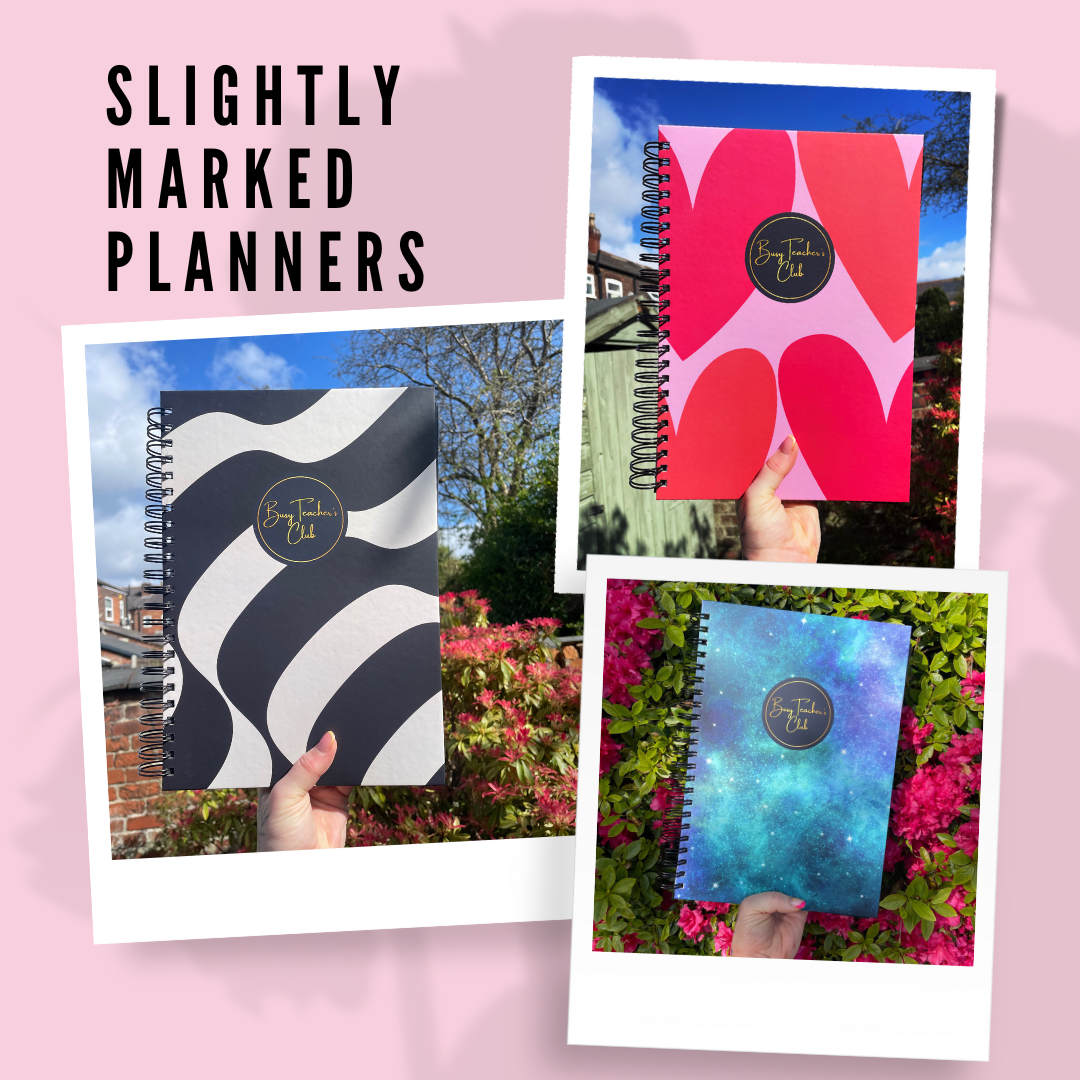 SLIGHTLY MARKED DISCOUNTED PLANNERS