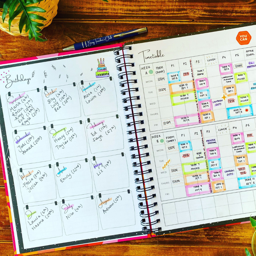 Teacher Planner of DREAMS